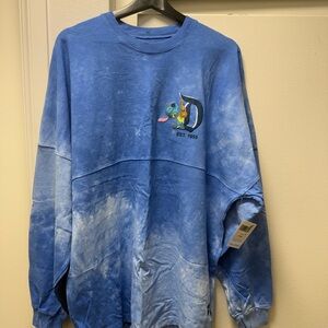 Stitch Blue Disney Long Sleeve XXL Jersey